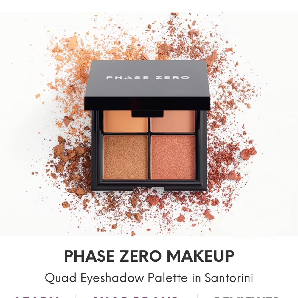 PHASE ZERO MAKE UP
Quad Eyeshadow Palette in Santorini